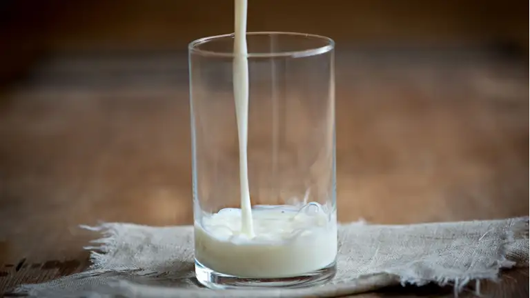 Mælk i glas